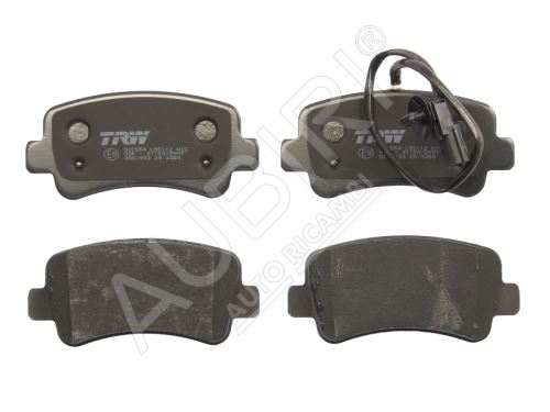 Brake pads Renault Master since 2010 rear, 1-sensors, 128 mm