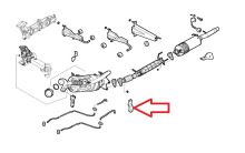 DPF filter bracket Iveco Daily 2016–2022 2.3D