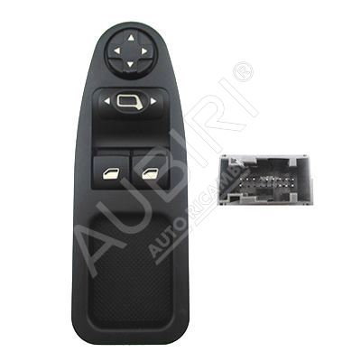 Electric window switch Fiat Scudo since 2007 left sequential, 13-PIN