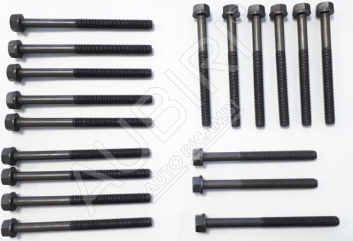 Cylinder head screws Iveco EuroCargo Tector 4-cylinder SET 18pcs.