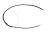 Handbrake cable Fiat Ducato 1994-2006 rear, drum brake, 2715/2x890mm