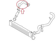 Charger Intake Hose Fiat Ducato 2006-2011 2.3 from intercooler to throttle (2)