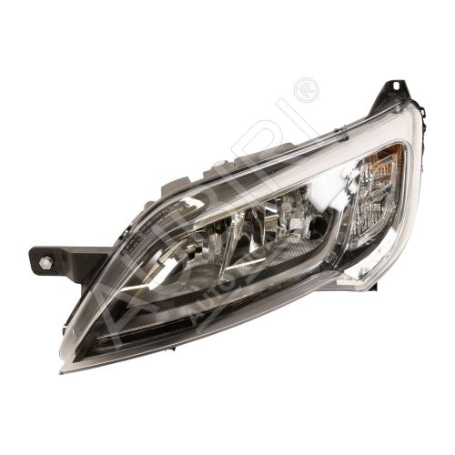 Headlight Fiat Ducato since 2014 left silver frame H7+H7, LED with control unit