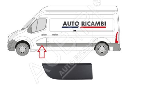 Protective trim Renault Master since 2010 left, front door