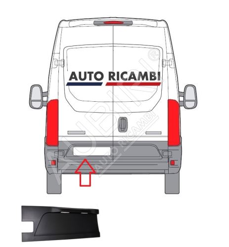 Protective strip Iveco Daily since 2014 rear, left door