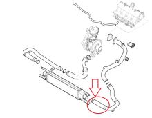 Charger Intake Hose Fiat Doblo since 2010 1.6/2.0 D from intercooler to throttle (2)