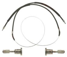 Handbrake cable Fiat Ducato 1994-2002 rear, amplified (camper), 3045/2x810mm