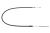 Handbrake cable Iveco Daily 2000-2006 65C rear, 1425/1080 mm