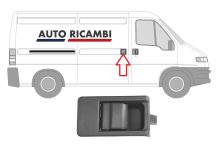 Sliding door inner handle Fiat Ducato, Jumper, Boxer 1994-2006 right