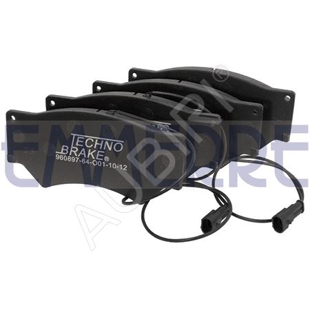 Brake pads Iveco EuroCargo 80E-100E front