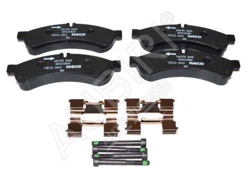 Brake pads Iveco Daily since 2006 65/70C rear, with accessories