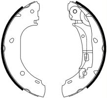 Handbrake shoes Fiat Ducato 1994-2006 Q11-Q15 rear, 254mm, type AP Lockheed