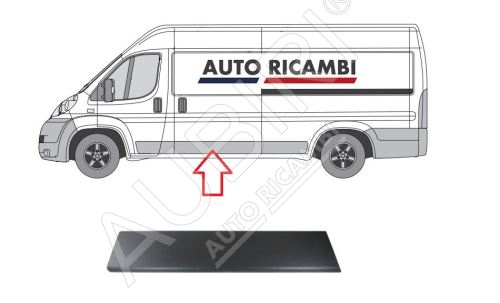 Protective trim Fiat Ducato since 2006 left, in the middle