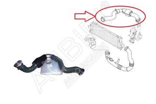 Charger Intake Hose Renault Trafic 2006-2014 2.5 dCi from turbocharger to intercooler,