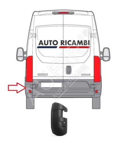 Rear bumper Iveco Daily since 2014 left corner