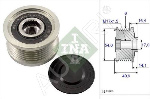 Alternator freewheel Fiat Ducato 2011/14 Doblo 2010 1.6/2.0 JTD