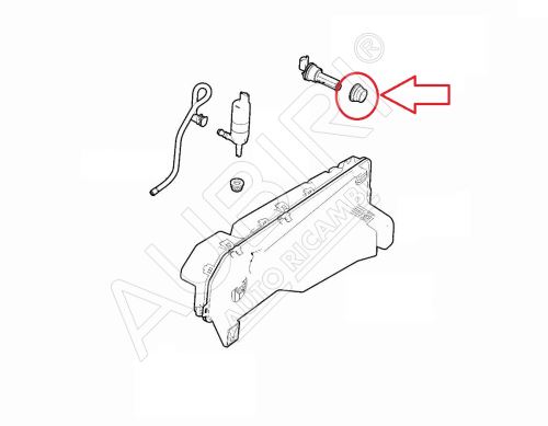 Washer liquid level sensor seal Citroën Jumpy, Expert since 2016