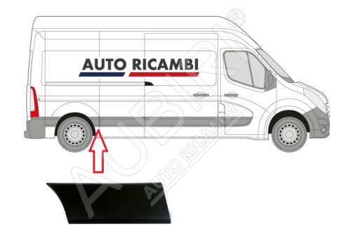 Protective trim Renault Master since 2010 right, behind the sliding door