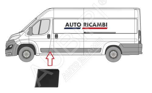 Protective trim Fiat Ducato since 2014 left, behind the front door, B-column