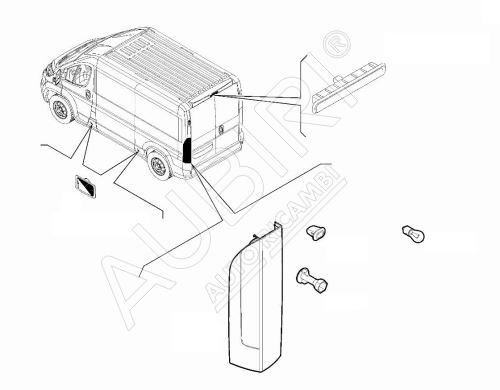 Rear light Fiat E-Ducato since 2024 left