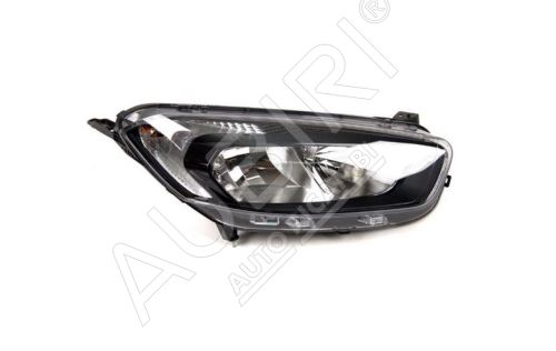 Headlight Ford Transit Courier 2014-2018 front, right H7/H15, black