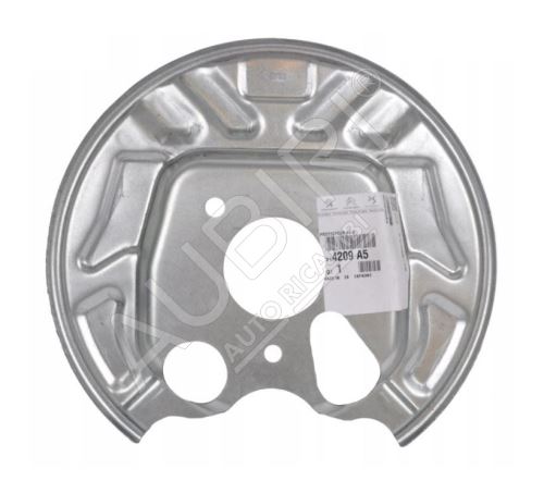 Disc cover plate Citroën Berlingo, Peugeot Partner 1996-2007 rear, right