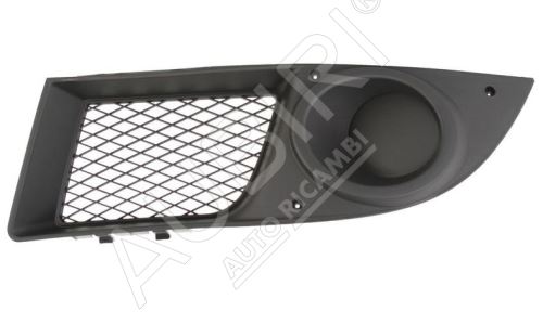 Front bumper grille Fiat Doblo 2005-2010, left, fog-free frame