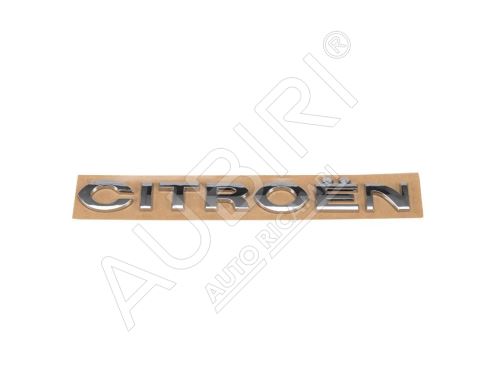 Emblem "CITROËN " Citroën Berlingo 2008-2018 rear, 2-leaf doors