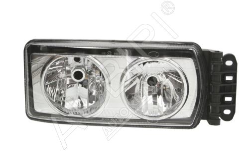 Headlight Iveco EuroCargo, Trakker left, H7+H7