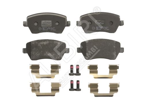 Brake pads Renault Kangoo since 2008 front, 14" wheels, with accessories