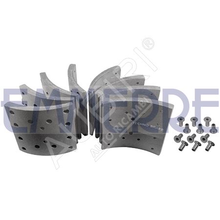 Brake lining material Iveco EuroTrakker 410mm