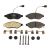 Brake pads Fiat Ducato since 2006 front Q11-17L 2-sensors, with accessories