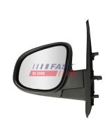 Rearview mirror Renault Kangoo 2013-2021 left, electric, aspherical, black, 5-PIN