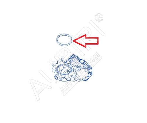 Throttle body gasket Renault Trafic since 2019 2.0D, Fiat Talento 2019-2021 2.0D