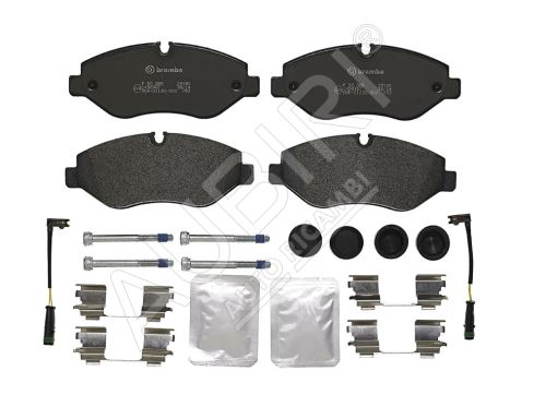 Brake pads Mercedes Sprinter since 2006 (906) front, 2-sensors, with accessories