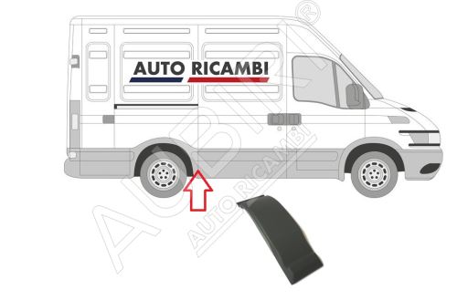 Protective trim Iveco Daily 2000-2006 right, behind the sliding door