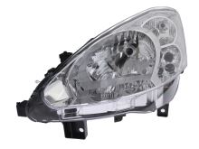 Headlight Peugeot Partner 2012-2016 left, front, H4