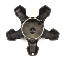 Wheel cover Peugeot in the middle for alloy wheels, black (1)