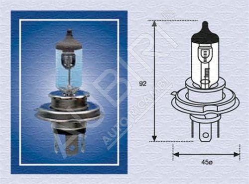 The bulb 24V H4 75/70W