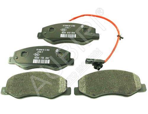 Brake pads Renault Master since 2010 rear, 1-sensors, double-wheels