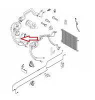 Air con hose Renault Trafic 2001-2014 from compressor to condenser (2)