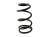 Coil spring Ford Transit 2006-2014 front, RWD, orange/red
