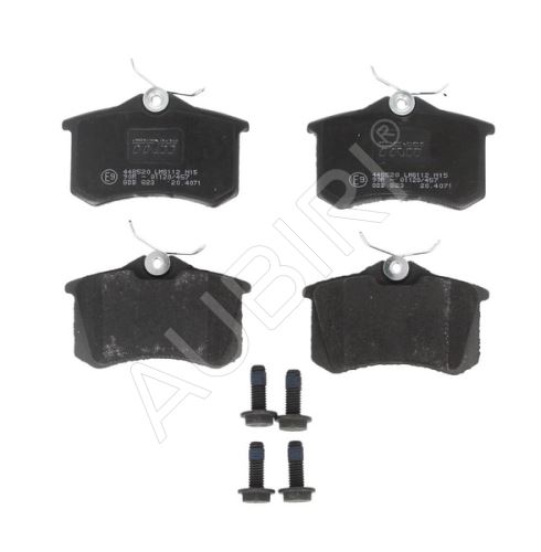Brake pads Citroën Berlingo, Partner 1997-2011 rear, with accessories