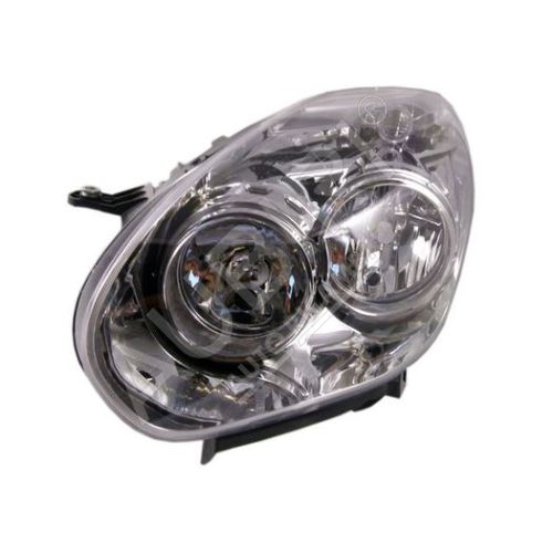 Headlight Fiat Doblo 2010-2016 left H7+H1, with motor