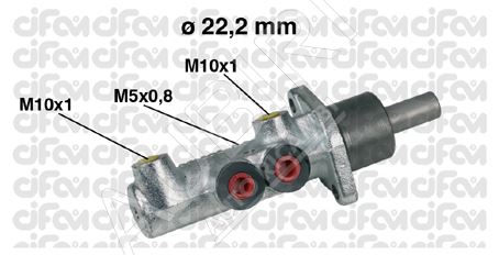 Master brake cylinder Fiat Doblo 2000-05 with 22 mm ABS