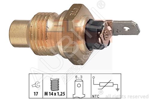 Water temperature sensor Fiat Ducato 230 2.0