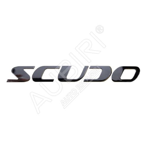 Emblem "Scudo" Fiat Scudo since 2007 rear