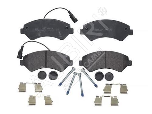 Brake pads Fiat Ducato since 2006 front Q17H, 2-sensors, with accessories