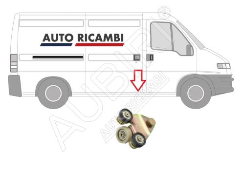 Sliding door roller guide Fiat Ducato 1994-2002 right lower