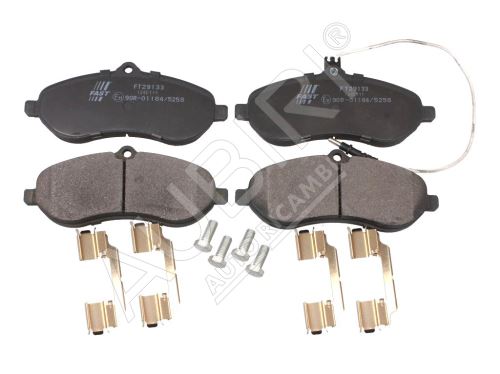 Brake pads Fiat Scudo 2007-2016 1.6/2.0D front, 1-sensor, with accessories